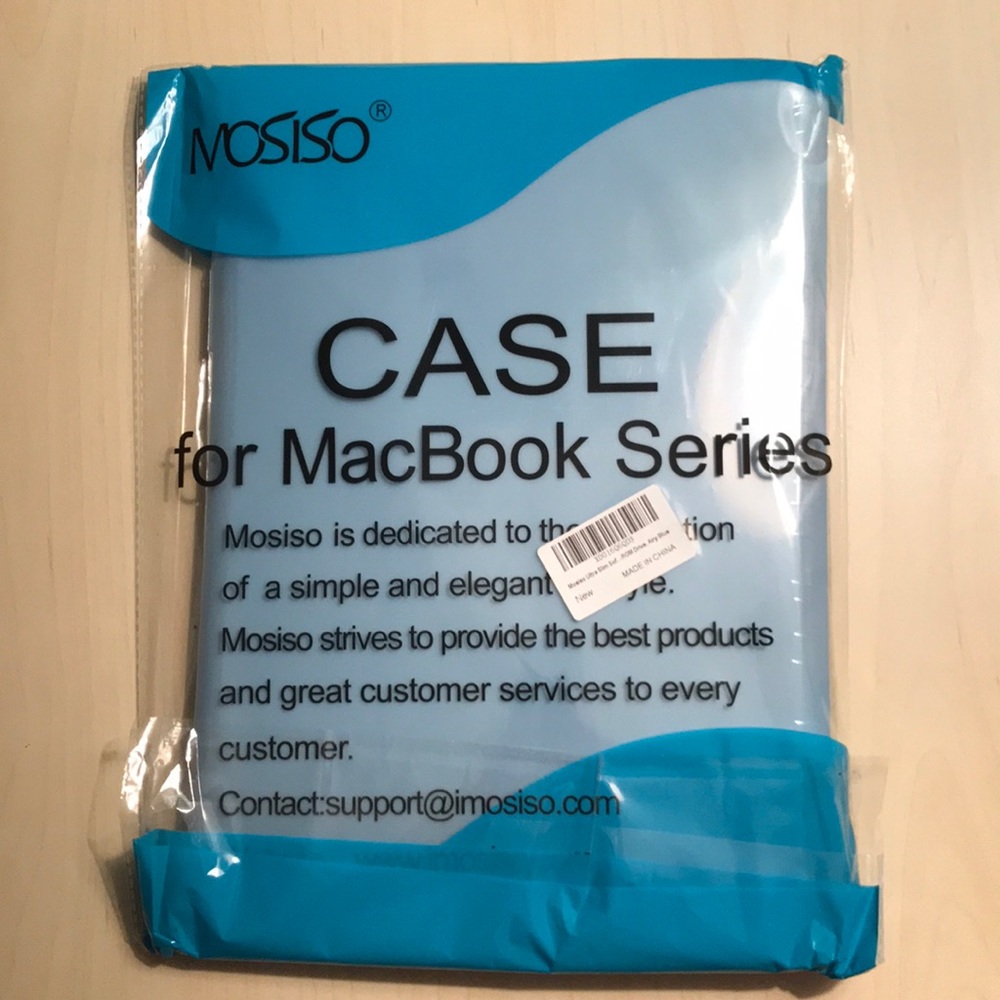 NEVER OPENED sky blue laptop case